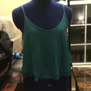 Turquoise Layered Top